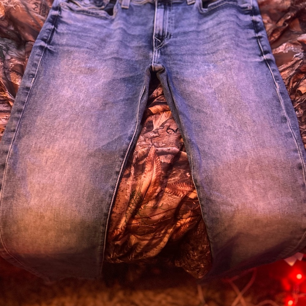 True Religion Blue Straight Jeans Classic Denim Style